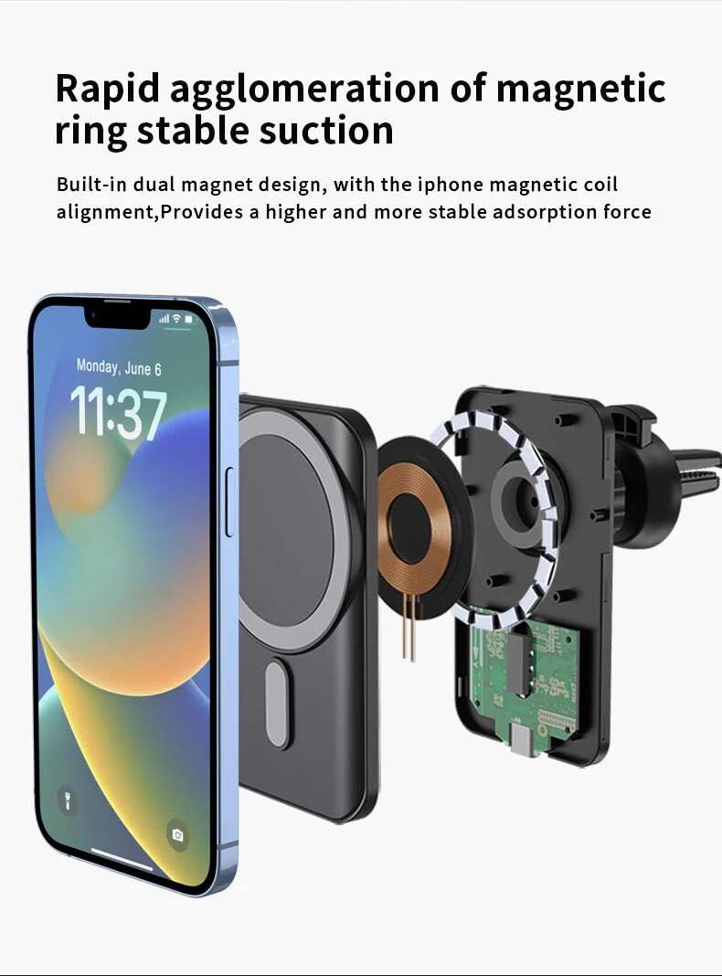 Cheap Universal Magnetic Car Mount Wireless Charger