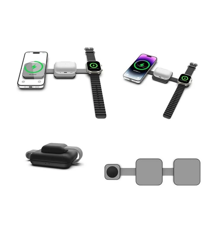 15W 3-in-1 wireless charger