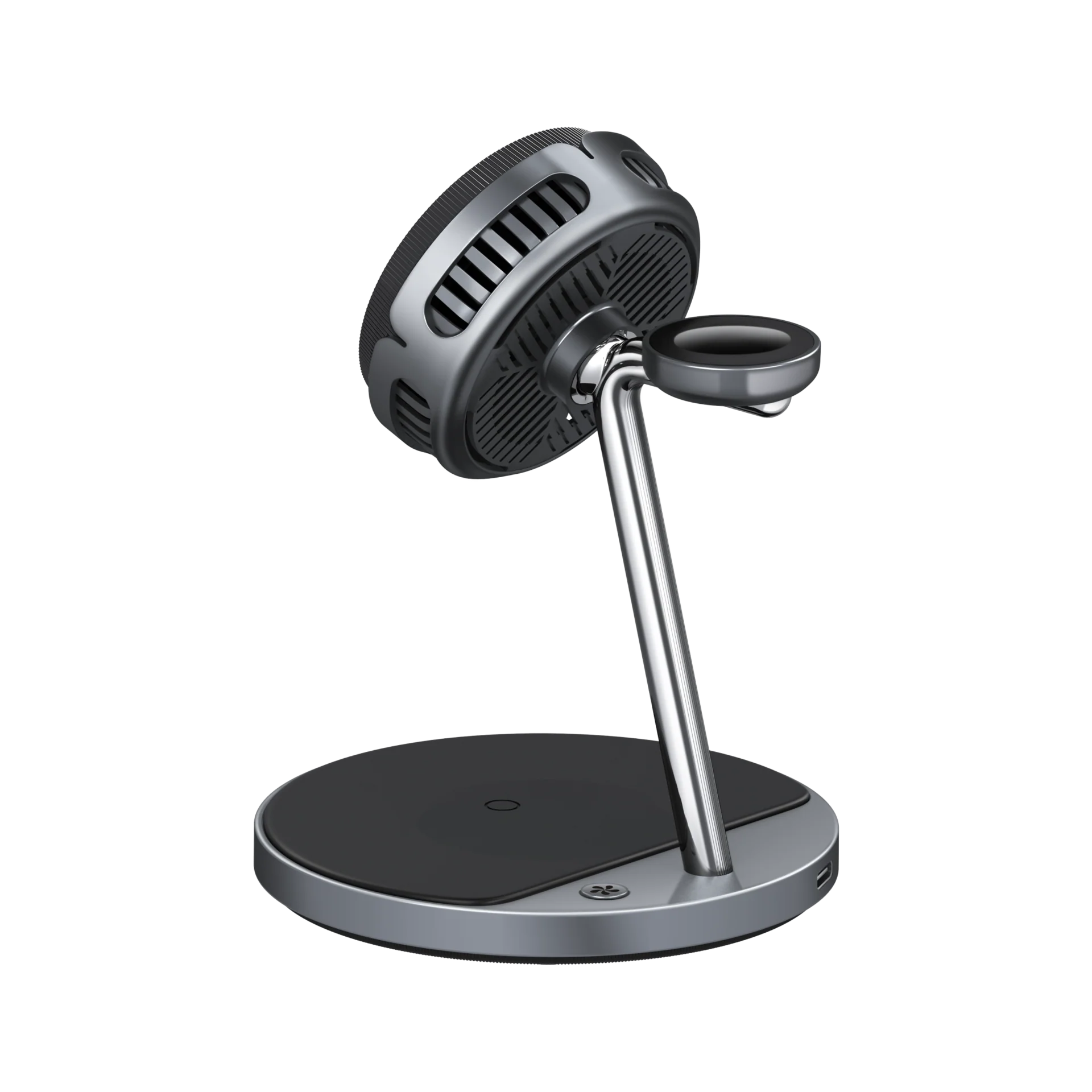 Qi2 Certified 25W 4-in-1 Magnetic Wireless Charger with Cooling Fan