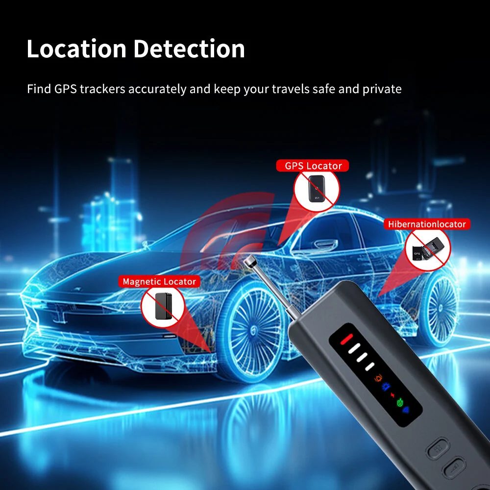 Multifunctional Hidden Device Detector, RF Signal / Infrared Camera / GPS Tracker / Bug Scanner with Retractable Antenna