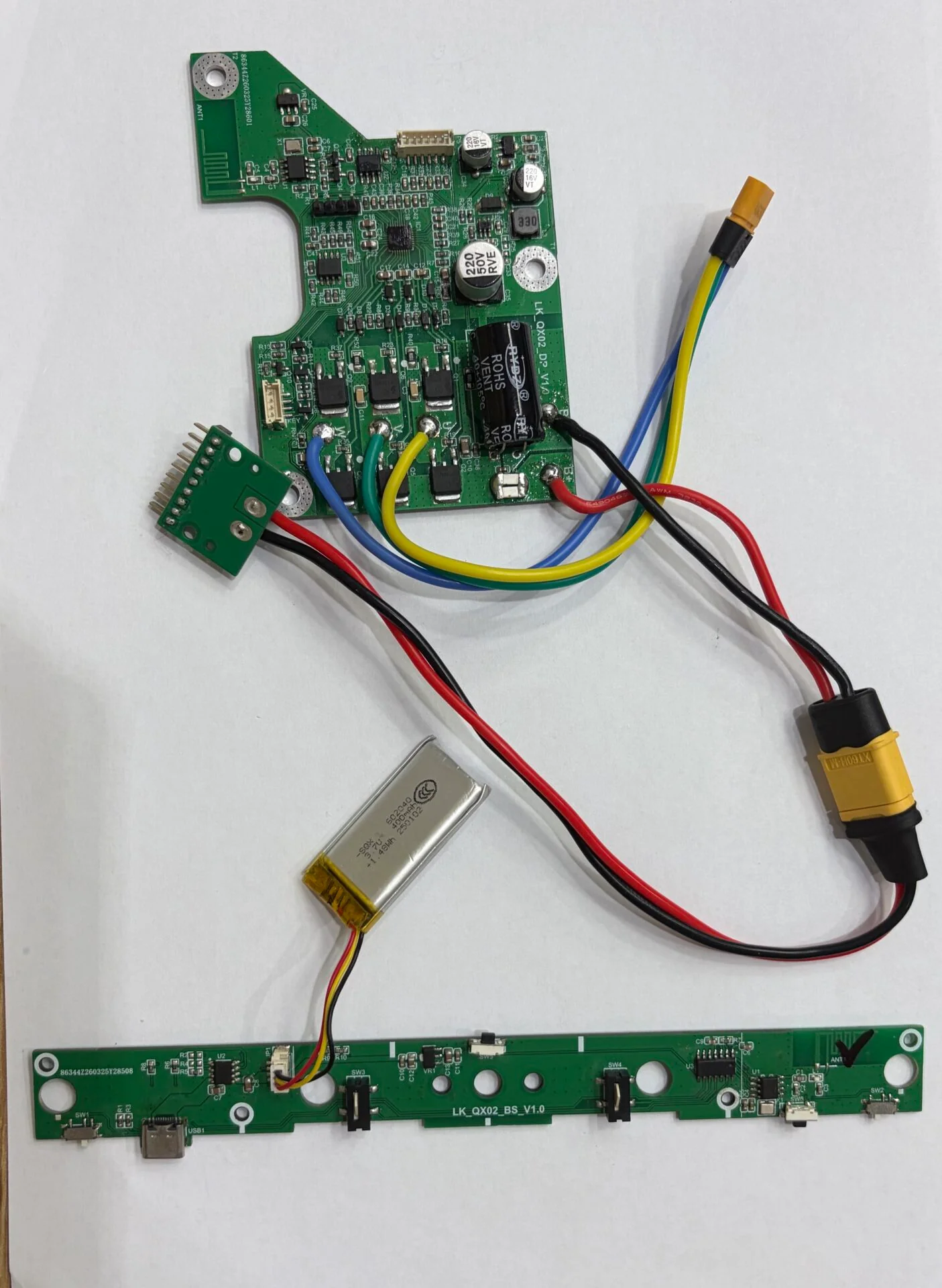 Custom Development Electric Luggage Motor Drive PCBA, Cross-product Compatible Module For All Kinds Of Small Electric Trolley Devices
