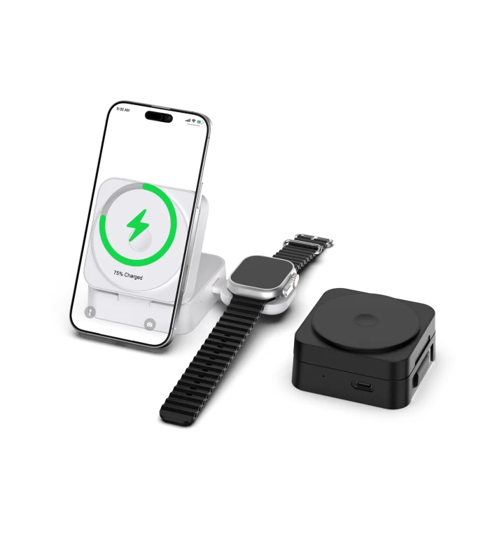 15W Magnetic wireless charger with cable