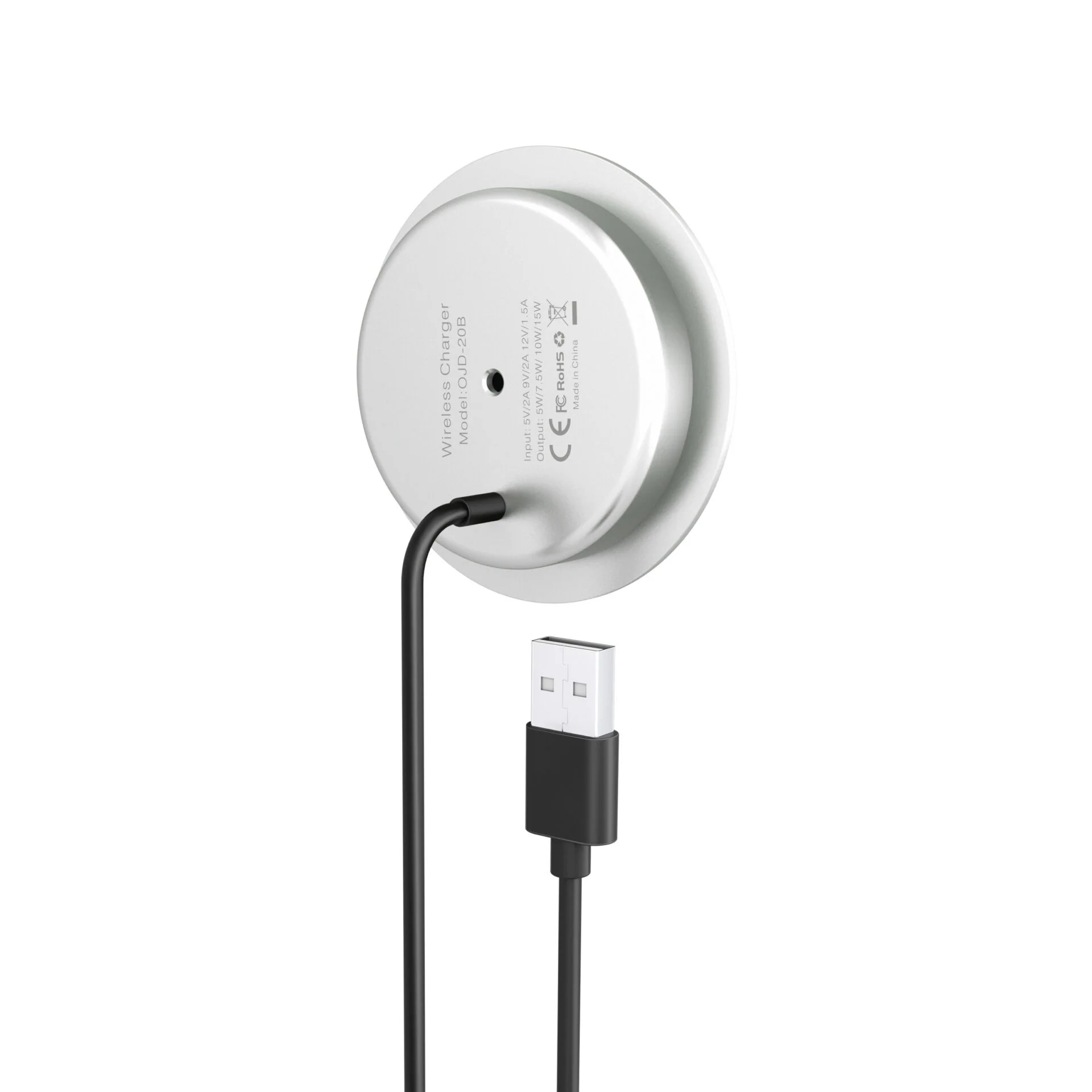 Embedded Wireless Charger, Built-in Hidden Qi Wireless Charging Pad for Table, Bar Counter, Coffee Desk